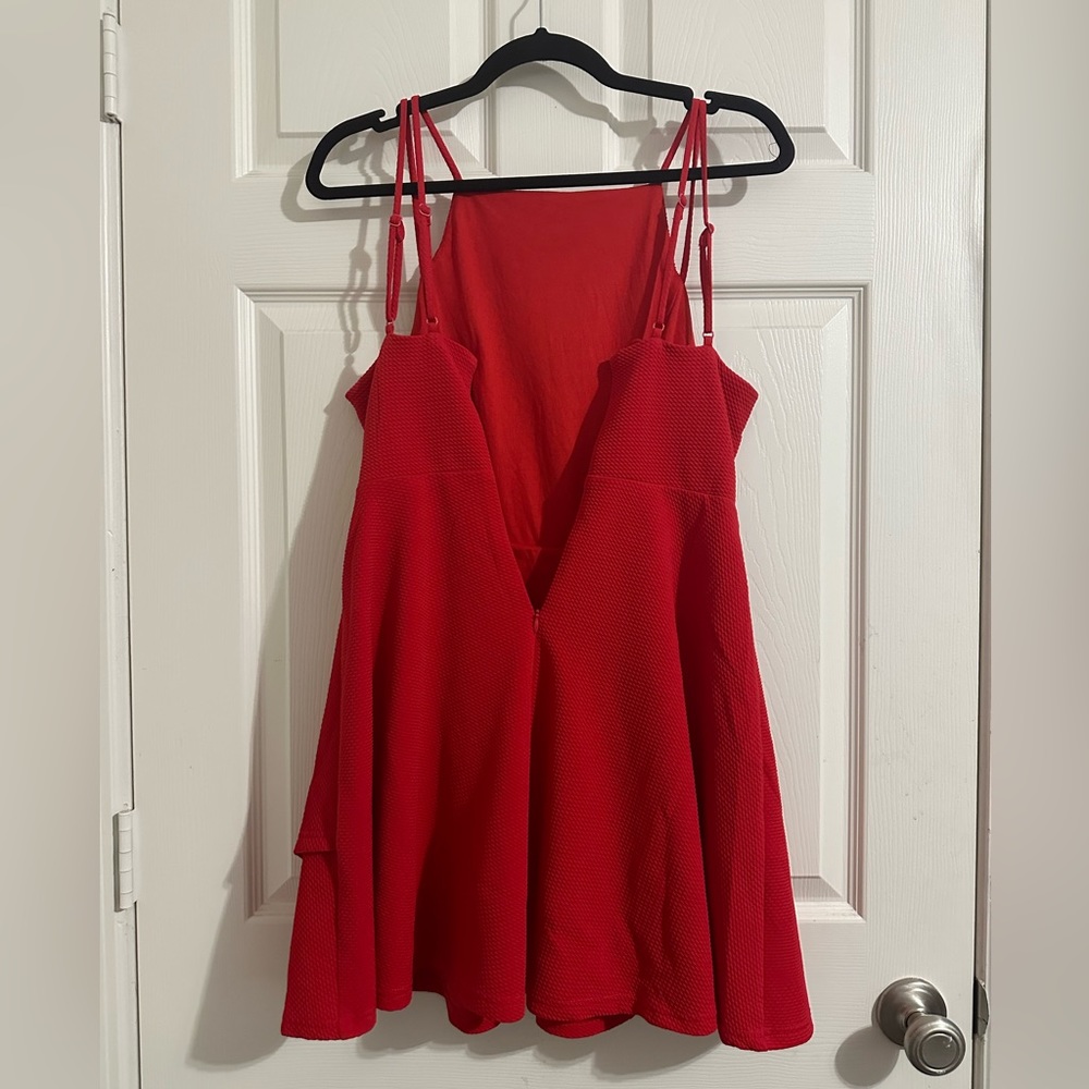 Red Mini Dress - Picture 2 of 2